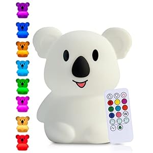 Kadoing Koala Nachtlamp (Groot) – met TAP-ON & Afstandsbediening – Oplaadbaar – LED Lamp – Gender Reveal – Babyshower – Kraamcadeau – Baby – Babykamer – Verjaardag Kinderen – Bedlamp – Kinderspeelgoed – Speelgoed Cadeau – Premium Kinderlamp