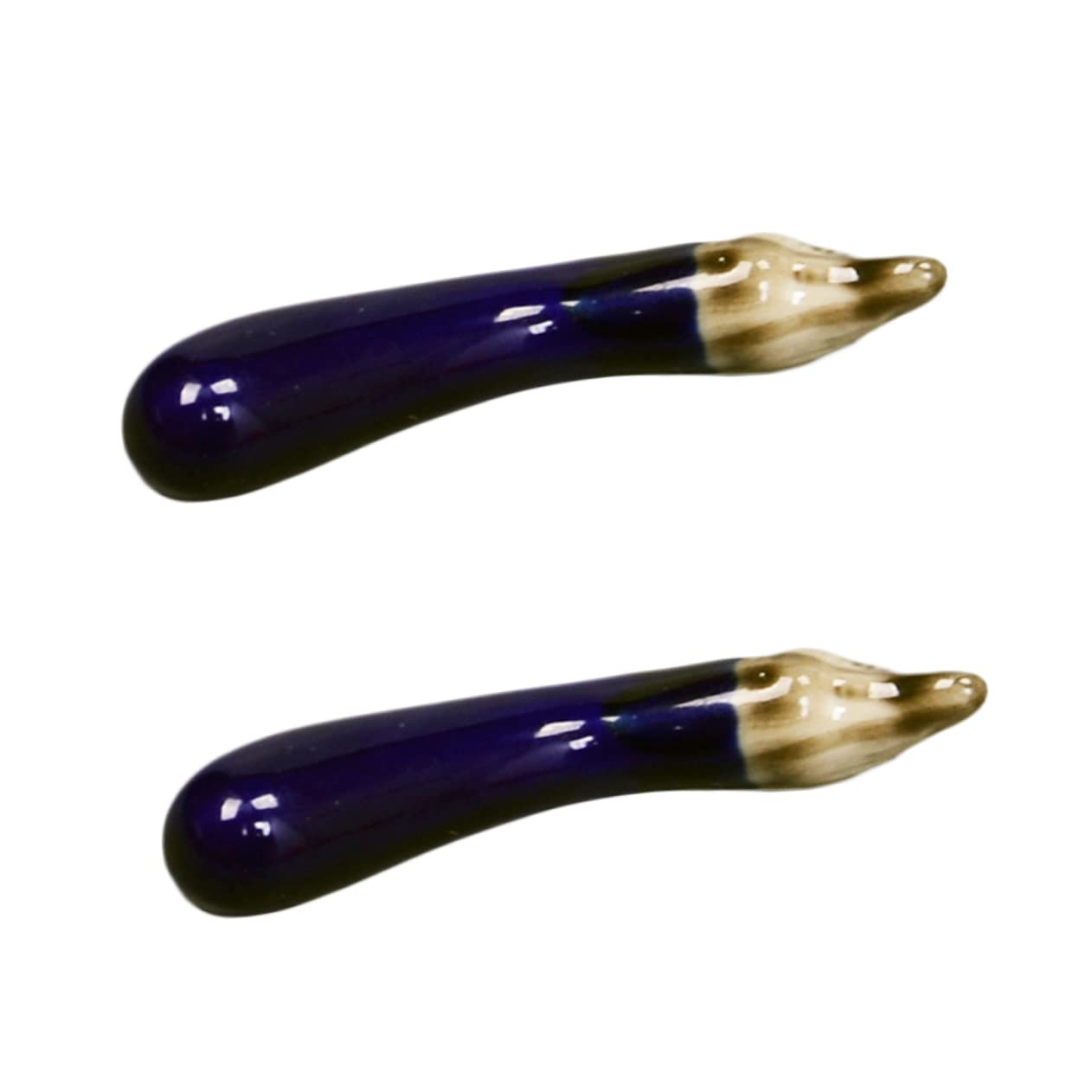 FUNOMOCYA 6 Pcs Chopsticks Rest Holder Cute Chopstick Rest Cartoon Chopstick Holder Eggplant Chopstick Pillow Eggplant Chopsticks Holder Chopsticks Holder for Home Chopstick Container Navy