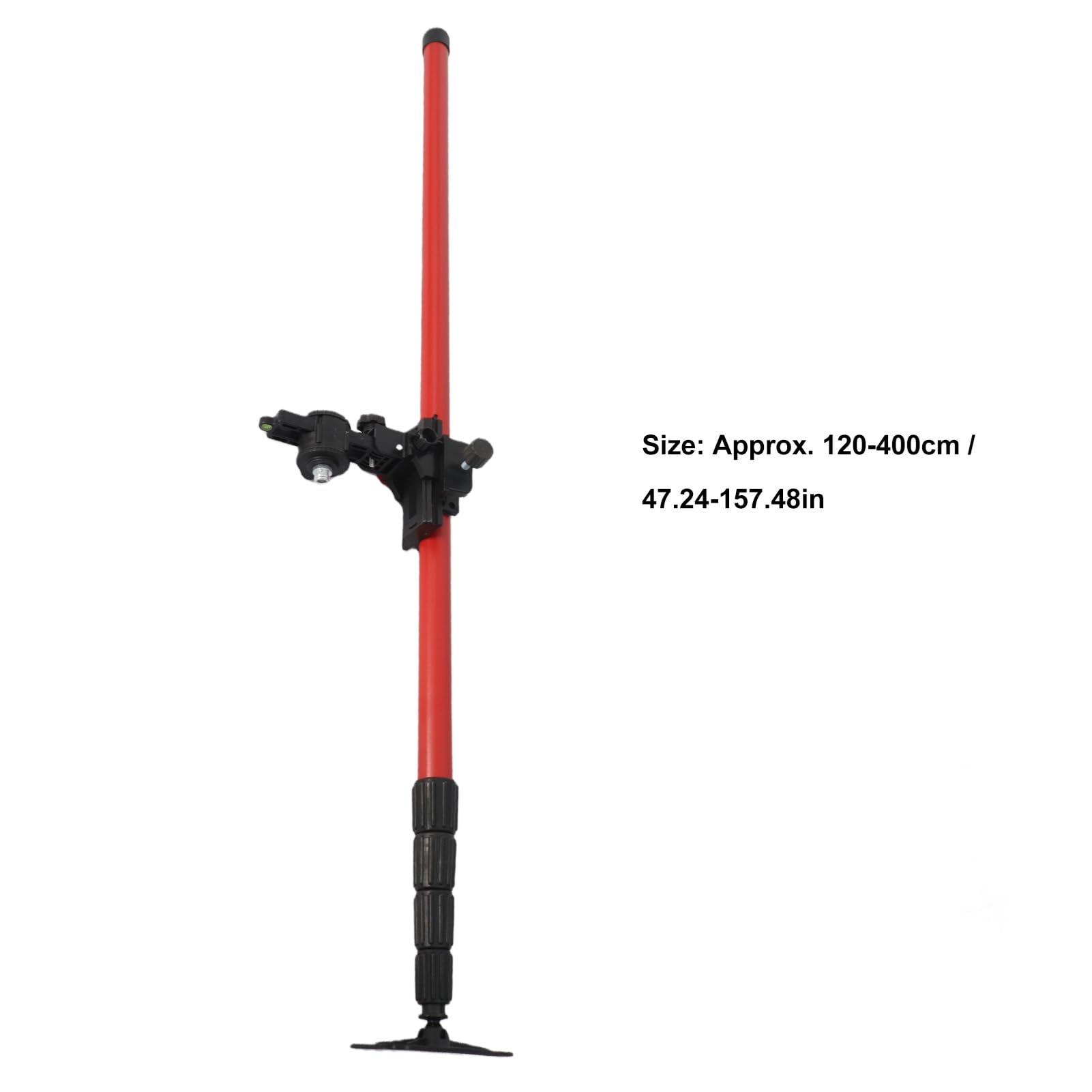Alomejor Level Mounting Pole 4M Adjustable Tool | Robusto, multiuso, facile installazione, capacità di carico di 20 kg, design staccabile, adatto per gli appaltatori