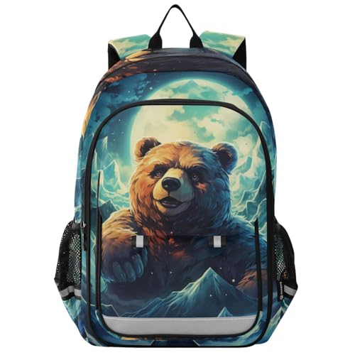 Sac à dos écolier astronaute panda pour enfants et adolescents