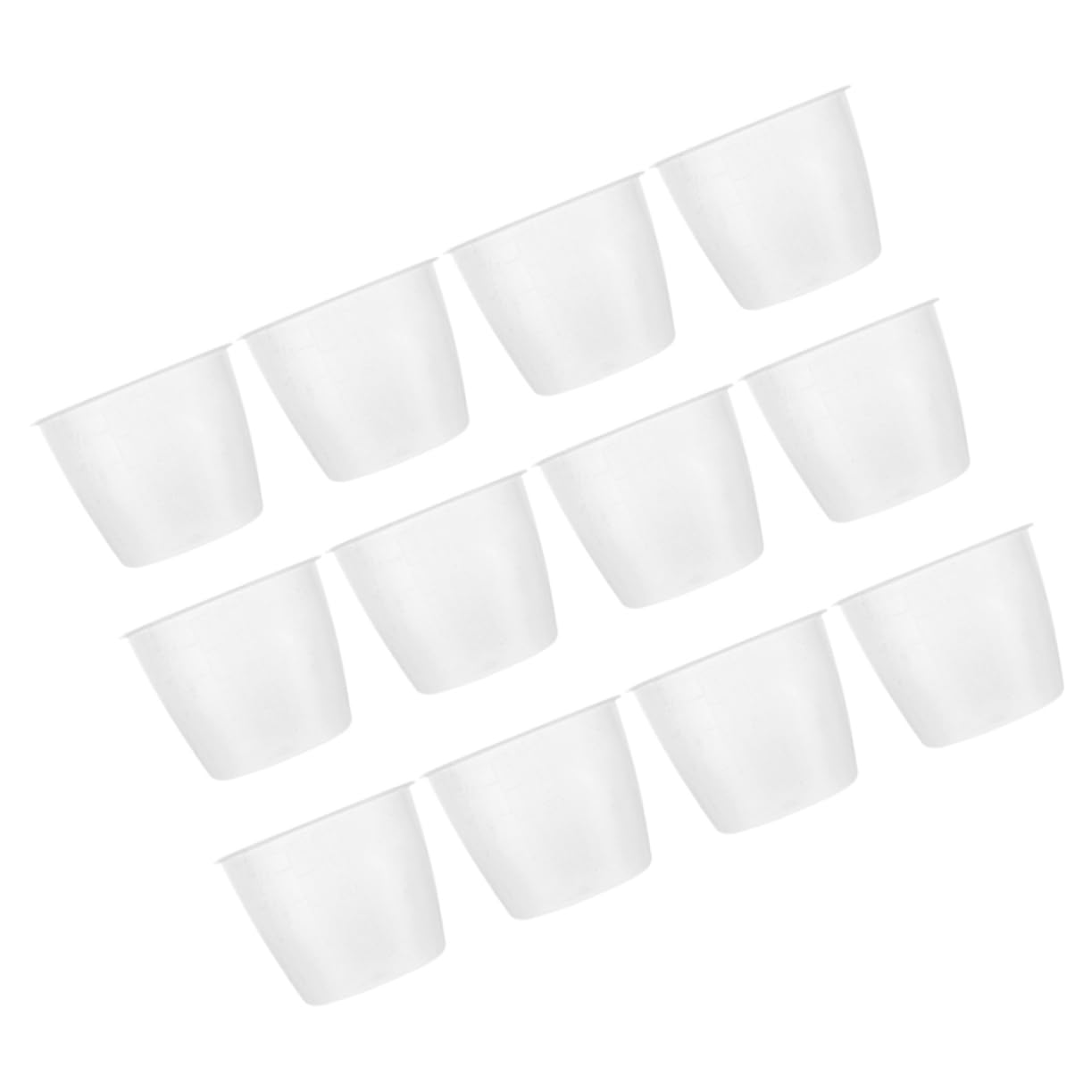TOPBATHY 48 Piezas Taza Medidora para Olla Arrocera Taza para Hornear Taza De Control De Porciones Vaso Medidor De Escala Cuchara Medidora De Arroz Vaso Medidor Graduado Páginas