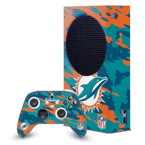 Skin Xbox Series S NFL Miami Dolphins idée cadeau pour joueur de console