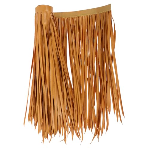 DOITOOL Toit de paille, toit en herbe, rouleau de chaume de palmier, rouleau de paille artificielle pour jardin, terrasse, fête, décoration de bar Tiki