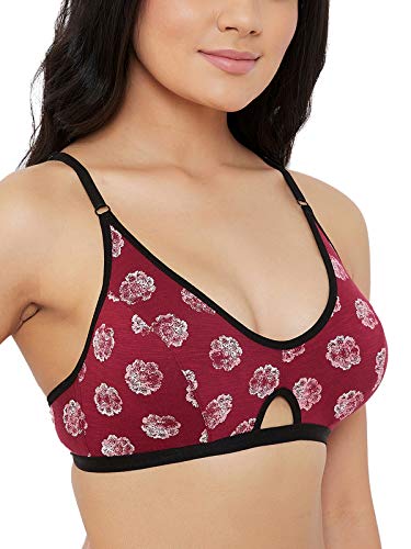 Image of Clovia Women Cotton Non-Padded Non Wired Bra