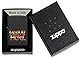 Zippo Sturmfeuerzeug - Heavy Metal, Black Matte, Color Image - Nachfüllbar - Wiederverwendbar - Windfestes Design - Geschenkbox - Made in USA