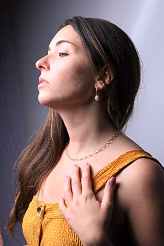 Baroque Pearl Earrings [.925 Sterling Silver] - Vintage/Art Deco/Gala/Evening Wear/Elegant/Ballroom/Bridal2