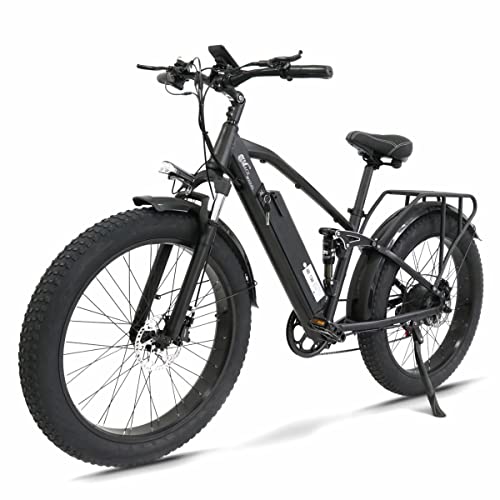 YANGAC E Bike Herren 26'', E Mountainbike mit 48V/17Ah Lithium-Akku |...