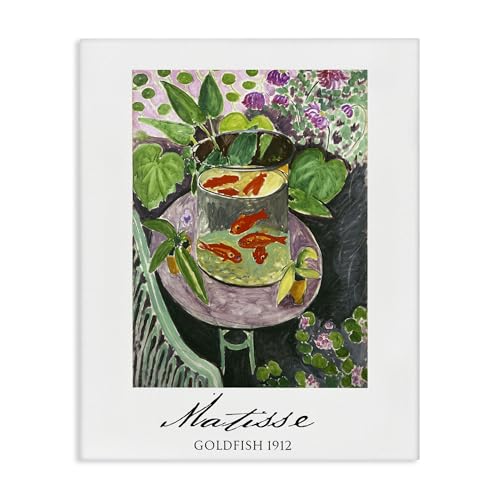 Stupell Industries Matisse Goldfish Still Life Canvas Wall Art, design by Vintage Hustle, 40 x 30 by Stupell Industries - Used condition - US$71.77