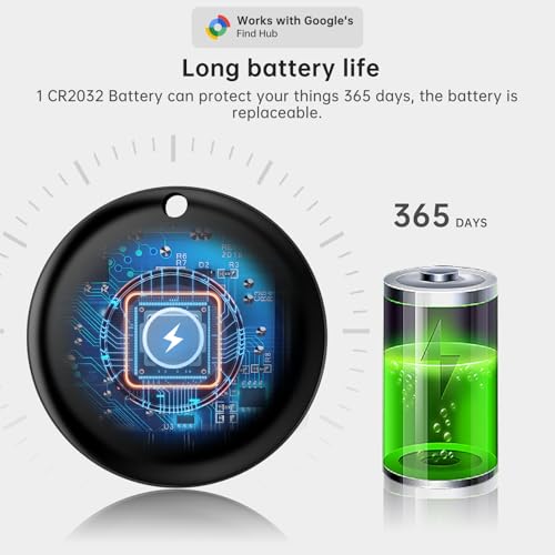Image of Air Tracker Tag for Android(Android Only ) IP65 Waterproof Smart Tag & Item Finder | Ultra-Long Battery | Works with Google Find My Device | Find Keys /Wallet /Car (2026 new Model)