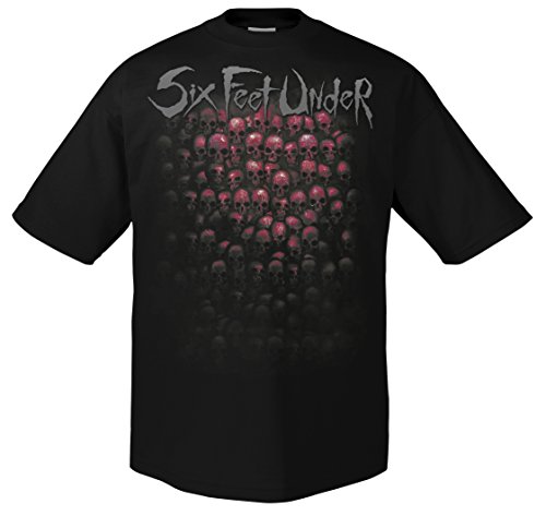 Six Feet Under Wall of Skulls Wake the Night Tour 701696 T-Shirt 001 2XL