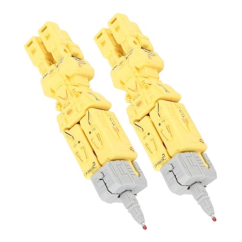 変形ロボットペン ロボットペン 2本 細かい仕上がり (黄色) 変形ロボットペン ロボットペン 2本 細かい仕上がり (黄色)
