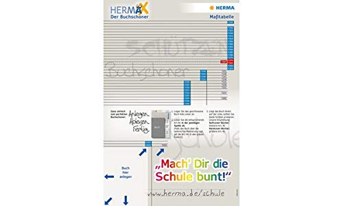 Herma Maßtabelle Für Buchschoner - 100612914 - Umrechnungstabelle