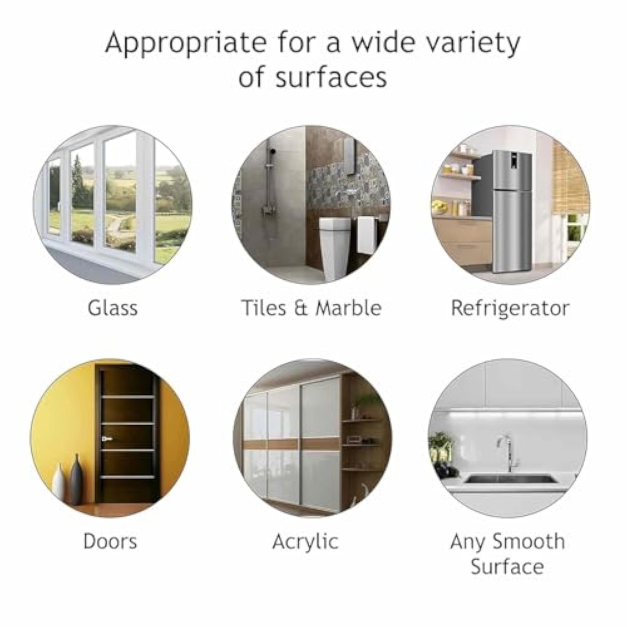 Push Pull Door Sign Stickers, 2 Pack