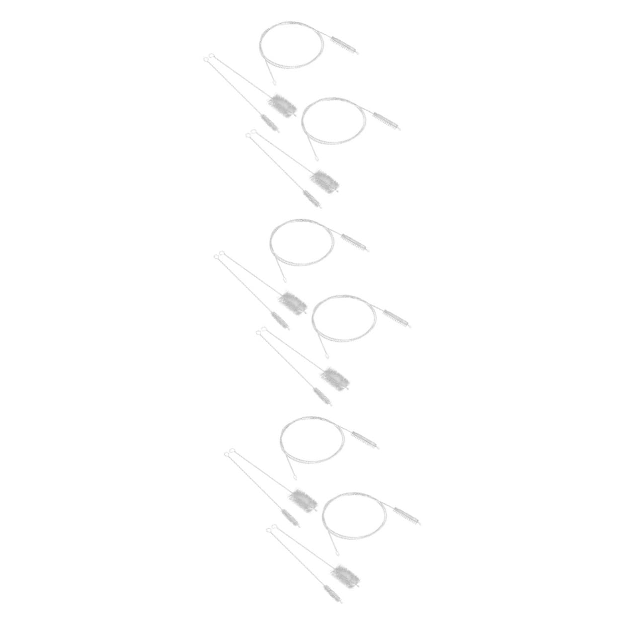 minkissy 18 Pcs Cleaning Brush Bottle Cleaner Brush Household Bottle Cleaner Pipe Brush Multi-use Brush Multi-Function Pipe Cleaner Portable Bottle Cleaner Kettle Brush