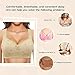 wxglndab Amazon Black of Friday Deals 2024 Daisy Bras for Older Women Front Closure No Underwire Supportive Bras Plus Size Push Up Bras Breathable Cotton Bras