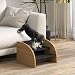 PawHut Hundetreppe 3 Stufen 30 cm Hoch Haustiertreppe mit Seitenwand Hunderampe für Kleine Hunde Katzentreppe Einstiegshilfe für Bett, Sofa, Couch und Auto Eiche