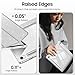 Fintie Slim Case for Samsung Galaxy Tab S10 Lite/ S10 FE/ S9 FE 5G 10.9 Inch/Tab S9 11 Inch with S Pen Holder, Glittering Sparkly Shockproof Cover with Shiny Clear Back Shell, Auto Wake/Sleep, Silver