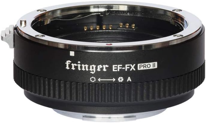 Fringer EF-FX2 Pro II Lens Adapter Auto Focus Mount Lens Electronic Aperture for Canon EF Lens to Fujifilm FX XT2 XT10 XT3 Camera