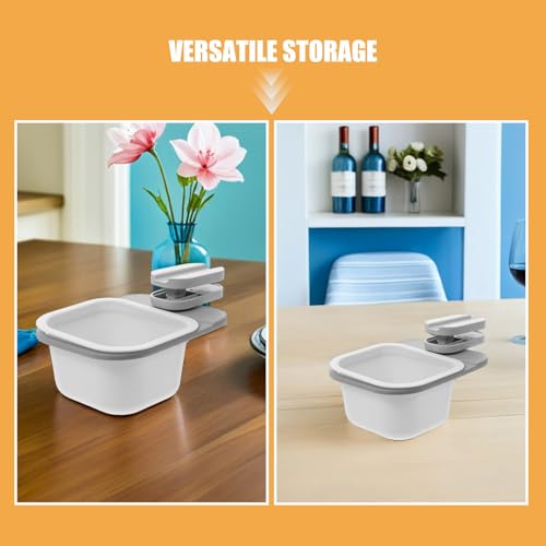 Canasta pequeña rotativa para basura Healifty 2 piezas miniatura 7
