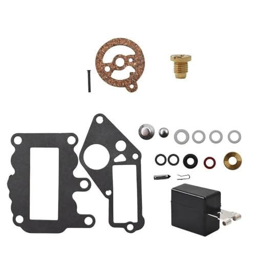 Carburador para Johnson Evinrude 9,5 fueraborda kit reparacion con flotador 1964-1973 OMC 382048 2