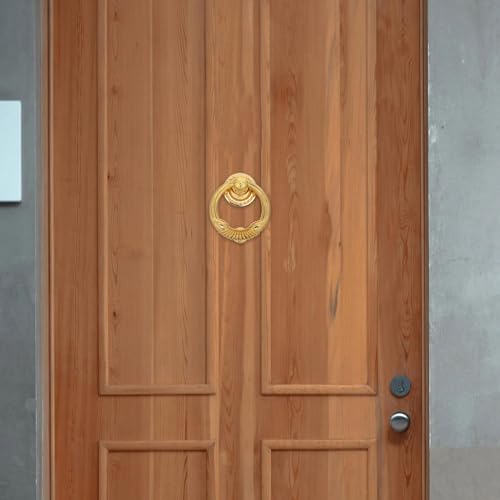 Heurtoir de porte résistant à l'usure doré pour sécuriser vos visites