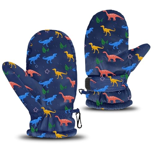 Bopertrove Handschuhe Baby 6-12-18 Monate, Fäustlinge Kinder Baby, Fleece Handschuhe Kleinkinder 1-2-3 Jahre, Handschuhe Kleinkind Wasserdicht, für Junge Mädchen Winter (Navy Blau, L)