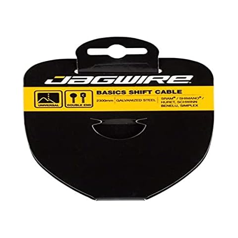 Jagwire Schaltzug, Basics verzinkt, 1,2 x 2300 mm, SRAM/Shimano 12RG2300, Unisex, Erwachsene, Grau Cover