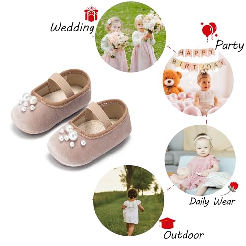 Image of PHIRAMIN Toddler Girl Mary Jane Dress Shoes-Little Girl School Uniform Shoes for Wedding Party