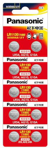 �p�i�\�j�b�N LR1130 10�� �{�^���d�r Panasonic AG10 / G10A / LR54 / L1131 / V10GA / RW89 / 189 / GP189 / 89A [���s�A���i]