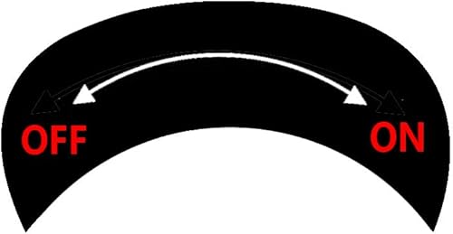 Miniatura 4 de Calcomanías indicadoras de dirección de encendidoapagado, 1.2 x 0.7 pulgadas, autoadhesivas, impermeables, calcomanías para estufa (96 unidades)