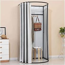 Fashion Changing Rooms Clothing Store Fitting Room Thickened Shade Dressing Room Movable Mall Changing Room for Indoor Temporary Locker Room Bedroom Furniture