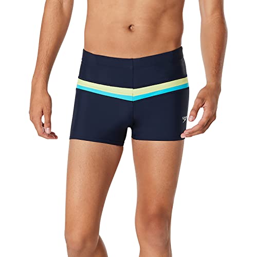 Amazon.com : Speedo Men's Swimsuit Square Leg Eco Flex Beachstar