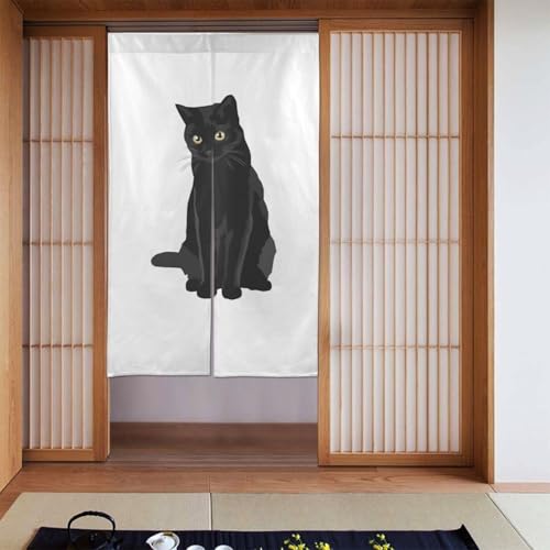 可愛いのれん ロング暖簾80×150間仕切り 洋風 輸入雑貨 猫柄cat ネコ 楽天市場】のれん 猫 和風 ロング 85×175cm 猫柄 ネコ柄 突っ張り棒