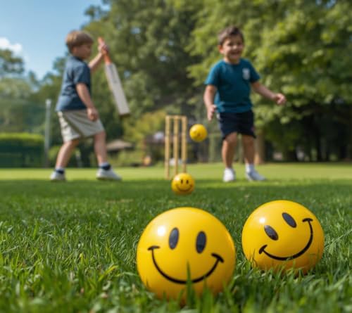 Image of Hand Exercise Soft Stress Smiley Ball for Stress Relief Yellow, Pack of 1
