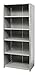 Hallowell F7720-18HG Hi-Tech Extra Heavy-Duty Standard Shelving, Closed Free Type, 5 Shelf, 900 lb. Shelf Capacity, 48" Width x 18" Depth x 87" Height, Hallowell Gray