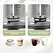 Gevi Hot Chocolate Maker with 5 in 1 Milk Frother and Steamer, Professional Milk Steamer, 17 oz/3.5 oz, Stainless Steel, Hot and Cold Milk Frother for Latte, Macchiato, Cappuccino and Hot Chocolate