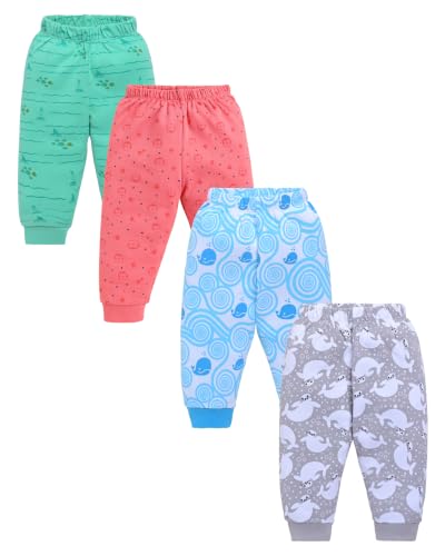 Image of LuvLap Baby Boys & Girls 100% Cotton Pyjama Pack of 4