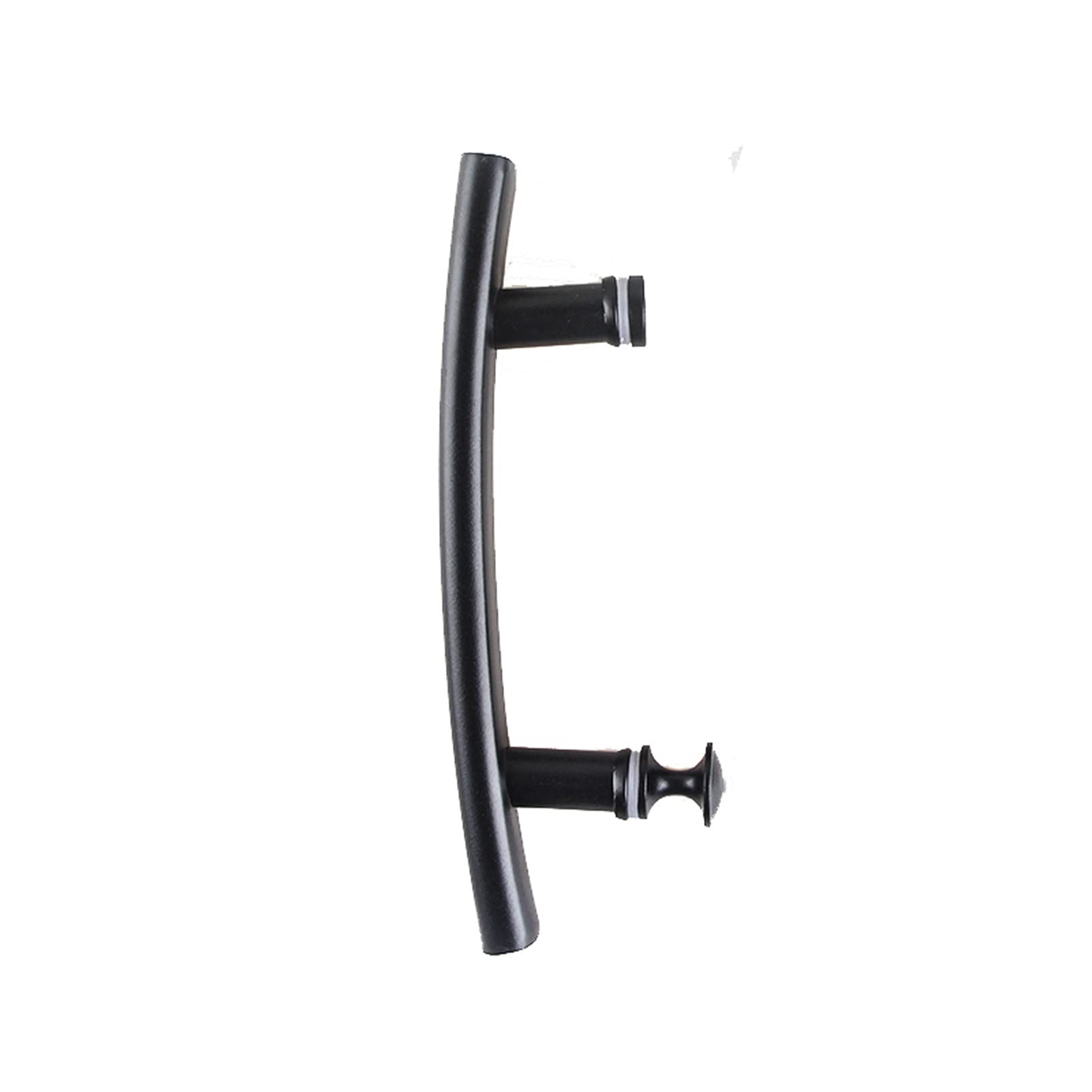 Boutons de porte de salle de bain ergonomiques pour douche moderne en inox