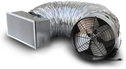 air+health Everest ECM Whole House Fan with Gravity Damper with 2 Speed Wall Switch 4522 CFM