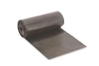 Renown REN61500-CA Trash Can Liners, 24" x 32", 16 gal, 1 mil, Black Roll 50 Pack of 10