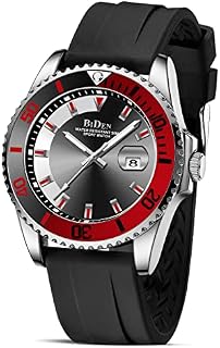 HANPOSH Mens Watches Analog Quartz Watch 50M Mens Waterproof Watch Fashion Business Casual Mens Designer Watch with Date Wrist Watches for Men