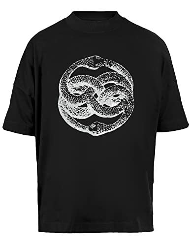 T-Shirt Short Sleeves Black The Auryn Ample et Confortable pour Homme Femme