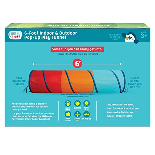 Chuckle & Roar 62337 Pop Up Play Tunnel - Active Play For Toddlers - Preschool Pop Up Tent Companion thumb #1