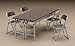 Hasegawa FA02 1/12 Figure Accessory Series Club Desk and Chair Plastic Model