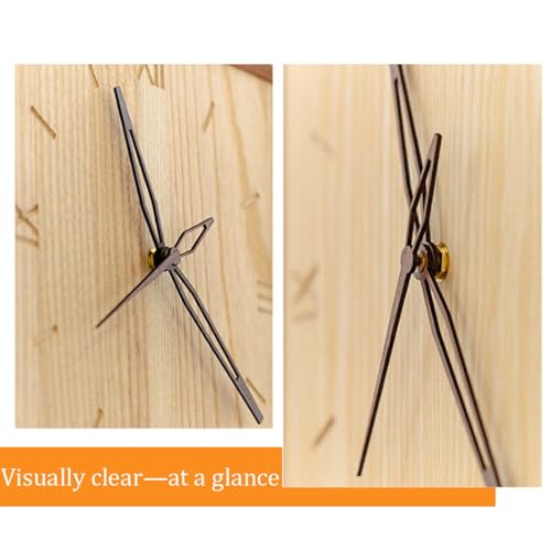 Horloge murale d'angle double face : l'heure visible partout dans la pièce