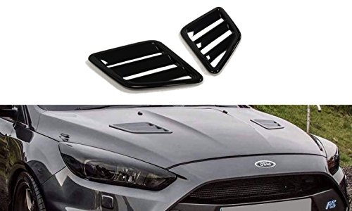 Maxton Design Bonnet Vents Compatible with Ford Focus MK3 RS 2015 - UP & Fiesta MK7 ST Facelift 2013-2016