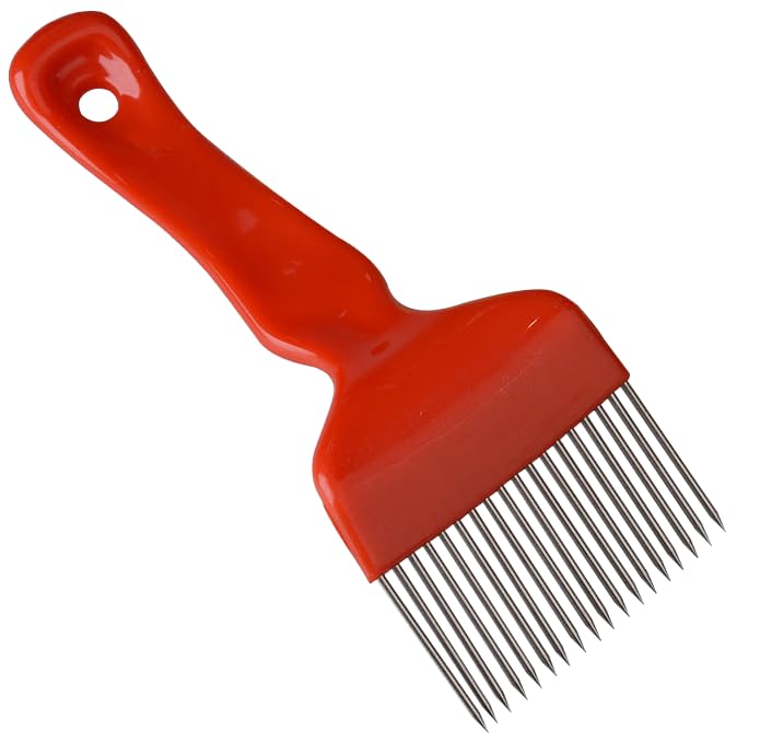 Bee Keeping Uncapping Fork, 18-Pin Stainless Steel Honey Extracti...