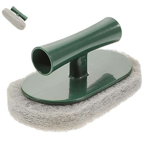 Didiseaon Kitchen Scouring Pad Dishwashing Pad Clean Pink Handle