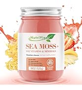 NutriVigor Sea Moss Gel,(18 OZ) Organic Sea Moss Advanced-Immune and Digestive Support,Wildcrafte...