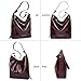 Imagen de Cnoles Elegante bolso de cuero Shopper,estilo hobo